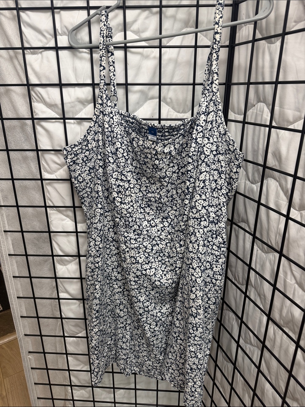 Old Navy White and Navy Floral Mini Dress